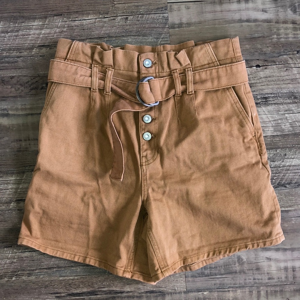 Free People paper bag shorts - size 0